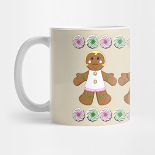 Gingerbread People Christmas Cookies Mug